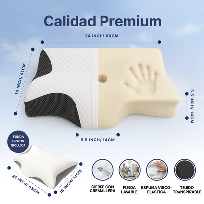 Almohada Cervical Viscoelastica: Alivio y alineación desde la primera noche