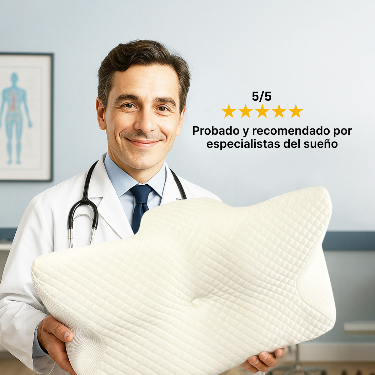 Almohada Cervical Viscoelastica: Alivio y alineación desde la primera noche